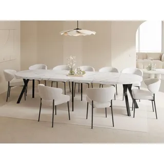 WFL GROUP Twixy Ø 100 cm weiß
