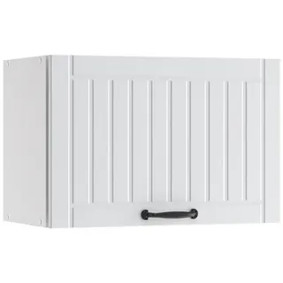 Vicco Badschrank Fame-Line Weiß Landhaus 60 x 40 cm Flach, Model 43443 - Weiß
