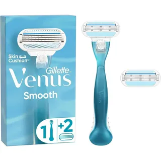 Gillette Venus Smooth Rasierer + 2 Ersatzköpfe 1 St.