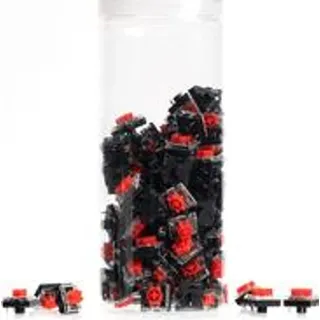 Keychron Low Profile Mechanical Red Switch-Set transparent - Rot