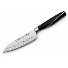 Santoku Ii Messer 12cm - Höchste Schnittqualität - Aus einem Stück rostfreien Edelstahl geschmiedet - Mehrfach eisgehärtet von TYROLIT LIFE