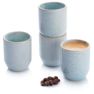 Sänger Espressobecher SET Lima - 4 teilig aus Steingut , Keramik , 4-teilig , kratzfest , Geschirr, Tassen, Espressotassen