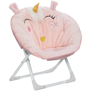 Atmosphera Kindersessel Einhorn rosa Polyester