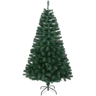 Svita Weihnachtsbaum künstlich Luvi-Nadeln inkl. Ständer Tannenbaum Kunstbaum PVC 210 cm Dekoration, Weihnachtsdekoration, Weihnachtsbäume - Grün Kunststoff, , , Christbäume & Zubehör