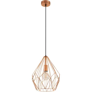 EGLO Carlton 1-flg. 31 cm abstrakt kupferfarben