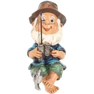 Gartenstatue Fisch - Gartenfiguren für Draußen - Gartendekoration - UV-resistent - Nachhaltig - Amüsantes Design