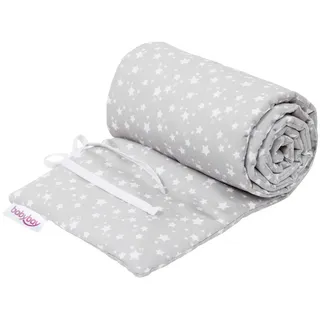 Babybay Nestchen Pique , Grau , Textil , Stern , Füllung: Polyester , 2x24x168 cm , Textiles Vertrauen - Oeko-Tex®, Oeko-Tex® Standard 100 , Schlafen, Babybettausstattung, Babynestchen & Nestchenschlangen, Bettnestchen