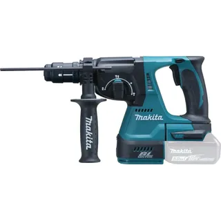 Makita DHR243Z ohne Akku + Tiefenanschlag, Seitengriff, Schnellspannbohrfutter, SDS-Wechselbohrfutter