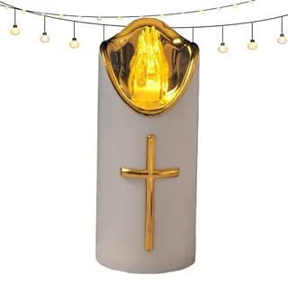 Flammenlose LED- - 12 cm batteriebetriebene LED-, wiederverwendbare Tier-Erinnerungslichter, elektrische dekorative | Sichere langlebige Leuchten für Kirchen Schlafzimmer Wohnzimmer Bäume