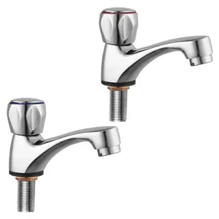 Ferrestock Waschtisch-mischbatterie-set Fskfgb004 2 Einheiten - Silver - One Size