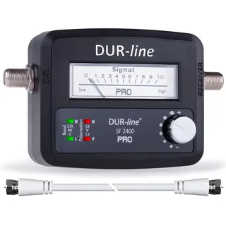 Dur-Line DUR-line® SF 2400 Pro - Satfinder mit Zeigermessgerät und beleuchteter Anzeige