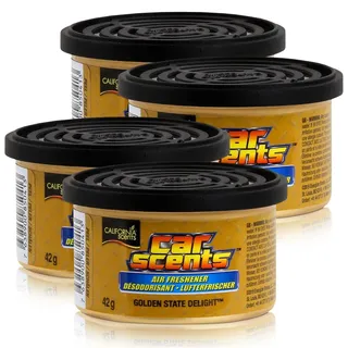4X California Scents Car Scents Golden State Delight Lufterfrischer Raumerfrischer Autoduft 7022