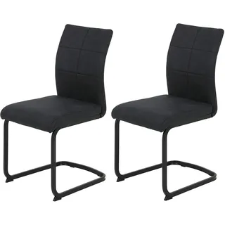 HELA Tische Esszimmerstuhl Pia Mikrofaser anthrazit