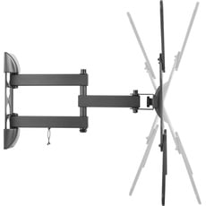 Deltaco ARM-0255 TV mount (55") Black (Wand, 55", 30 kg), TV Wandhalterung, Schwarz