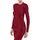 Damen Baselayer-Shirt Round Neck W L/s Sh Funktionsmaterial schnelltrocknend 1 Stück Rot Red 8644 S