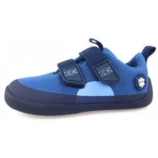 Affenzahn Affenzahn-Lucky Bear Leinenschuh Blau - Blau