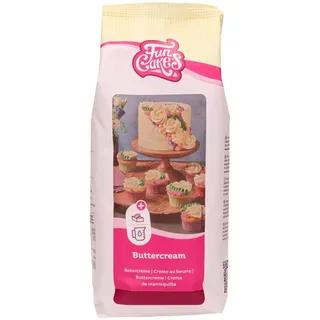 FunCakes Mix für Buttercreme: Einfach zu verwenden, cremig, perfekt zum Dekorieren, Abdecken und Füllen von Kuchen, Belag auf Cupcakes, Halal., 1 kg