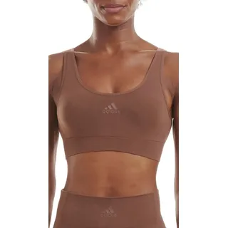 Adidas Sports Underwear Damen Scoop Lounge Bra Bustier Bralette, Toasted Mocha, L