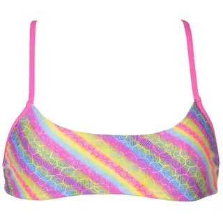 ARENA Damen Rulebreaker Bandeau Play, Damen, Badeanzug, Rule Breaker Play Bandeau Top MaxLife Bikini Top, Paparazzi, Large