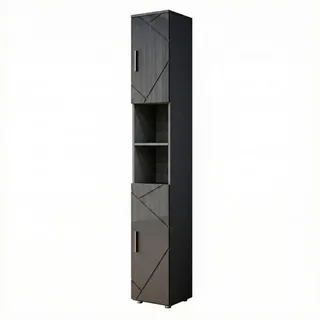 Vicco Badschrank 30 x 192 cm Dunkelgrau