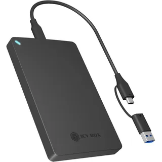 Icy Box 2,5" SATA HDD/SSD Gehäuse USB 3,1 (IB-201T-CU31)