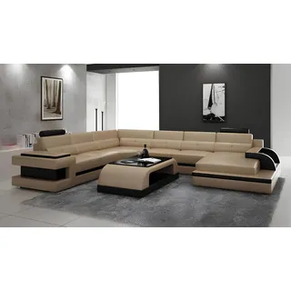 ecksofa couch sofa led wohnlandschaft polster garnitur usb beleuchtet garnitur