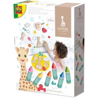 SES Creative SES Sophie La girafe Bath Chalk with Shapes