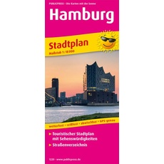 Hamburg. Stadtplan 1:18 000