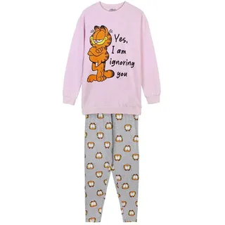 Cerda Group Garfield Langer Pyjama Aus Gebürsteter Baumwolle - Multicolor