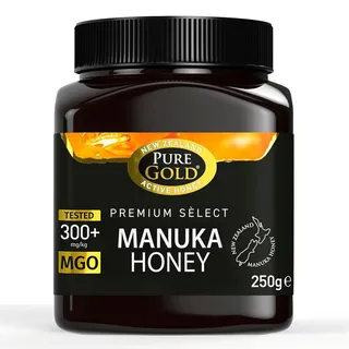 Pure Gold Premium Manuka-Honig, MGO-Gehalt 300 mg + 250g