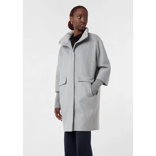 Comma, Mantel aus Wollmix mit Steppkragen