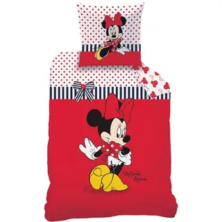 Biber Bettwäsche Minnie Sweetie Flanell 80x80 cm 135x200 cm
