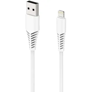 2Go USB Lade-/Datenkabel Apple Lightning 1m weiß - Weiß