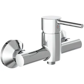 Schütte »Laurana« Wasserhahn Bad, Mischbatterie Dusche in Chrom, Weiß Wand