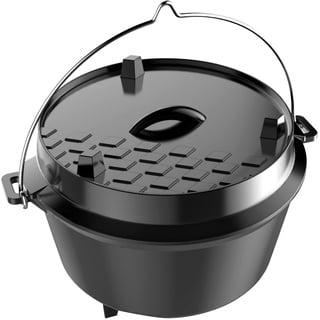 tepro Grillzubehör Guss-Dutch Oven M, Füllmenge: ca. 8 Liter, medium