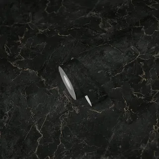 Michalsky Living A.S. Création Michalsky Living Marmortapete Change is good Tapete Monumental Marble Vliestapete schwarz beige glänzend glatt 379911