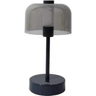 HOME DECO FACTORY - LA0212 - Wiederaufladbare Touch-Tischlampe aus Metall Grün - Modernes Design - Ideal für Innendekoration - Größe 13 x 24,5 x 0 cm - Farbe Beige