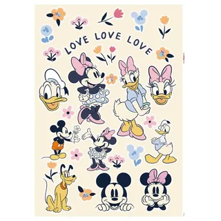 KOMAR Deko-Sticker Love Love Love 50 x 70 cm