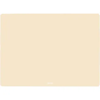 OLGS Silikonmatte 40x30 cm für Baby | Silikon Unterlage Tischmatte, Bastelmatte | Tischset Rutschfestes Platzset Abwaschbar Cream Beige | Knetunterlage Spülmaschinenfeste Platzdeckchen für Kleinkinder