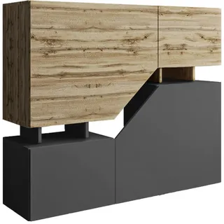 Mirjan24 Ceelias 120 x 100 x 35 cm Wotan / Anthrazit