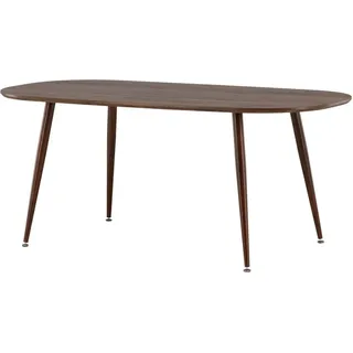 VCM Esstisch 90 x 75 x 180 cm braun