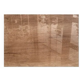 Tulup Kaminbodenplatte Glas 100 x 70 x 0,4 cm Braun