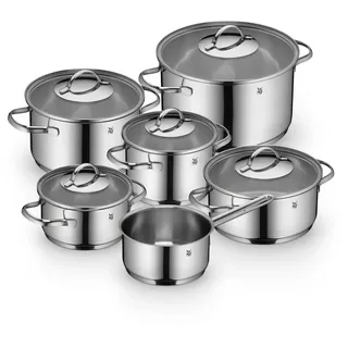 WMF Aparto Topf-Set 6-tlg. Kochtopf + Glasdeckel