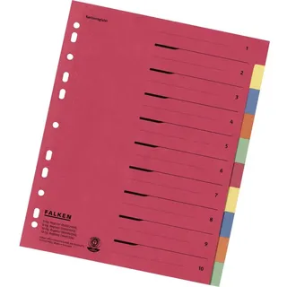 Falken Ordnerregister DIN A4 blanko 10 St.