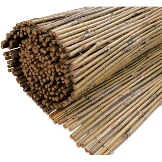 WINDHAGER Sichtschutzmatte 300 x 90 cm Braun Bambus