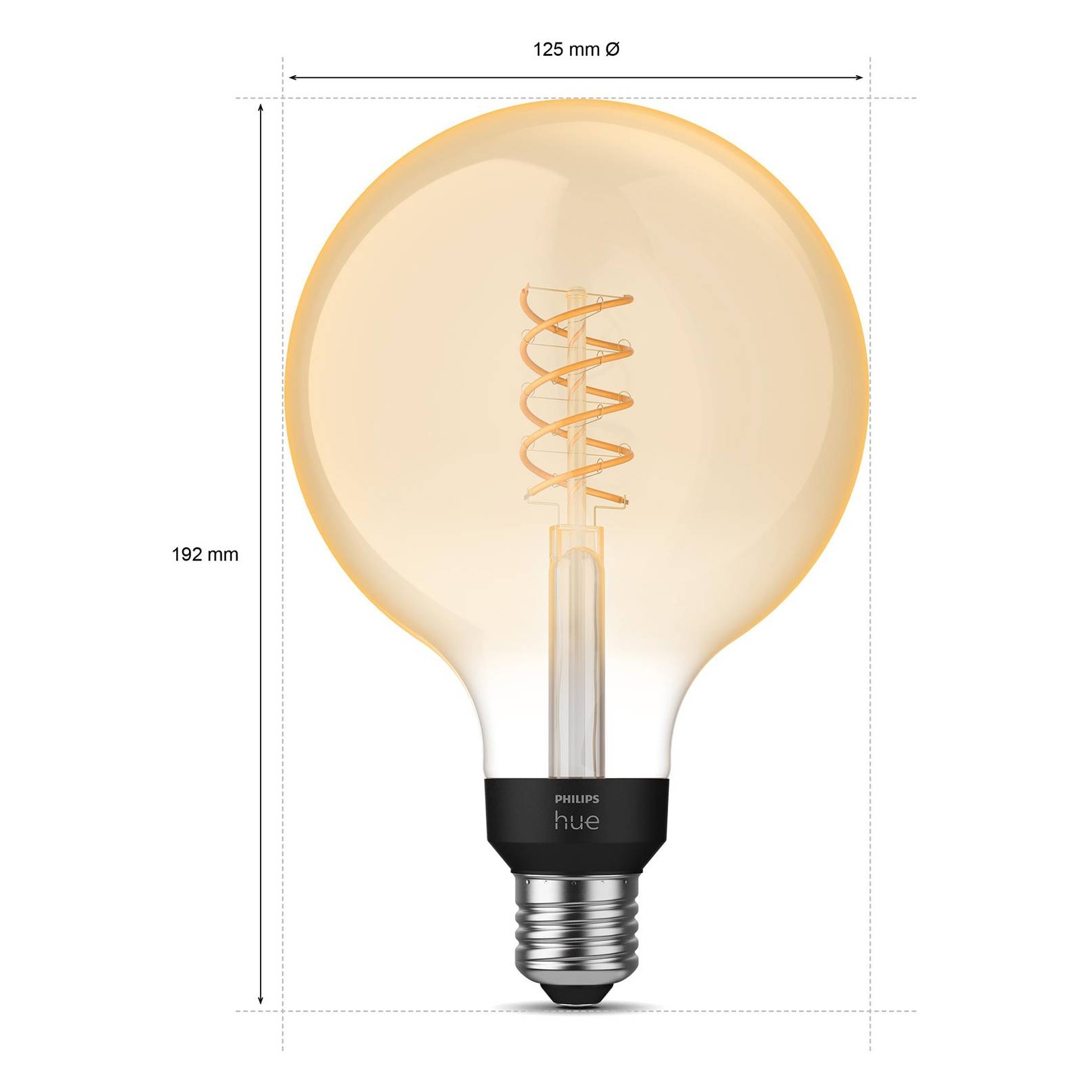 Bild von Hue White LED Filament Globe 7W/821 E27 (343023-00)