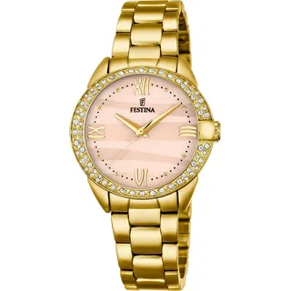 Festina Damenuhr Boyfriend Armbanduhr Edelstahl gold UF20685/3 - Gold