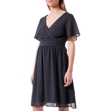 Noppies Damen Dorris Short Sleeve Dress Kleid, Blue Graphite - P334, 36 EU