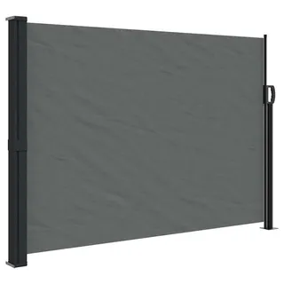vidaXL Ausziehbare Seitenmarkise Anthrazit 140x600 cm - Grau