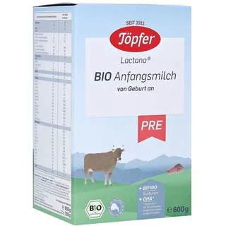 Töpfer Milchnahrung Pre 1 x 600 g